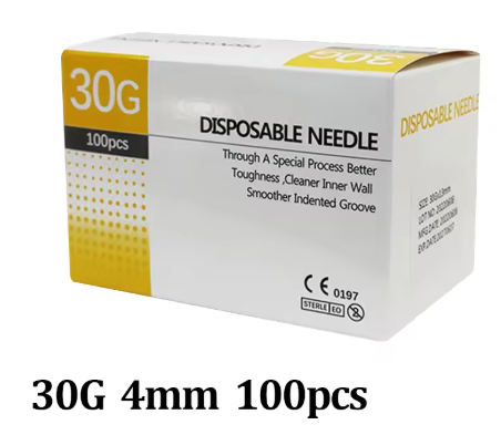 Agujas 30G de 4 mm