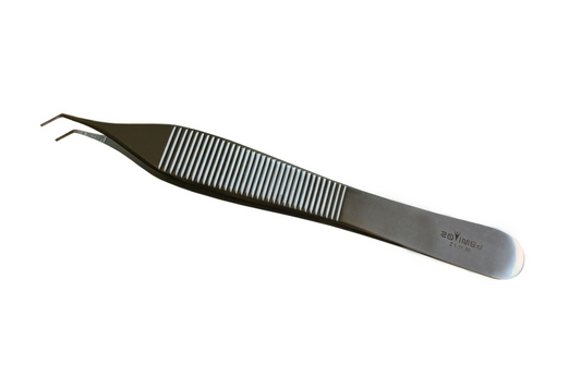 Pinza Adson serrada para trasplante capilar