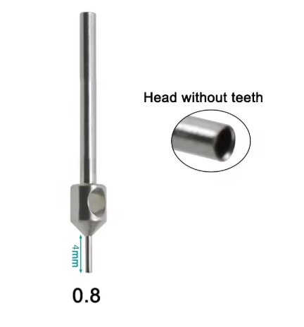Punches  0.8 mm y 0.4 mm extracción FUE  Liso.